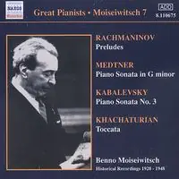 Medtner: Piano Sonata, Op. 22 / Kabalevsky: Piano Sonata, Op. 46 (Moiseiwitsch, Vol. 7) (1928-1948) Fast Shipping