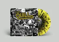 No Minimum Order Live, New, Borrowed, Blue - Black Yellow Splatter
