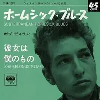 Hassle-Free Returns Subterranean Homesick Blues / She Belongs To Me (Japanese 7)