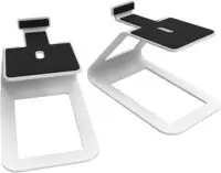 Exclusive Offer Kanto Se4w Desktop Speaker Stands Med Spk Pair Wht