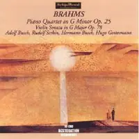 Today Only Piano Quartet G minor / Violin Sonata G Major